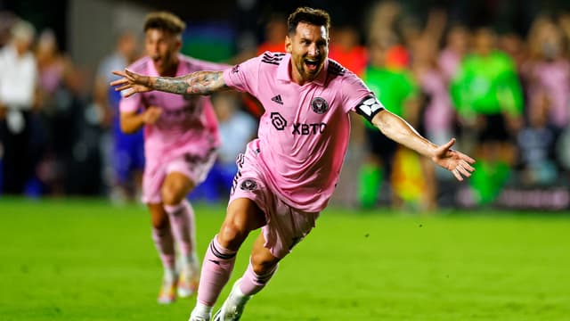 Lionel Messi marque son premier but à l'Inter Miami